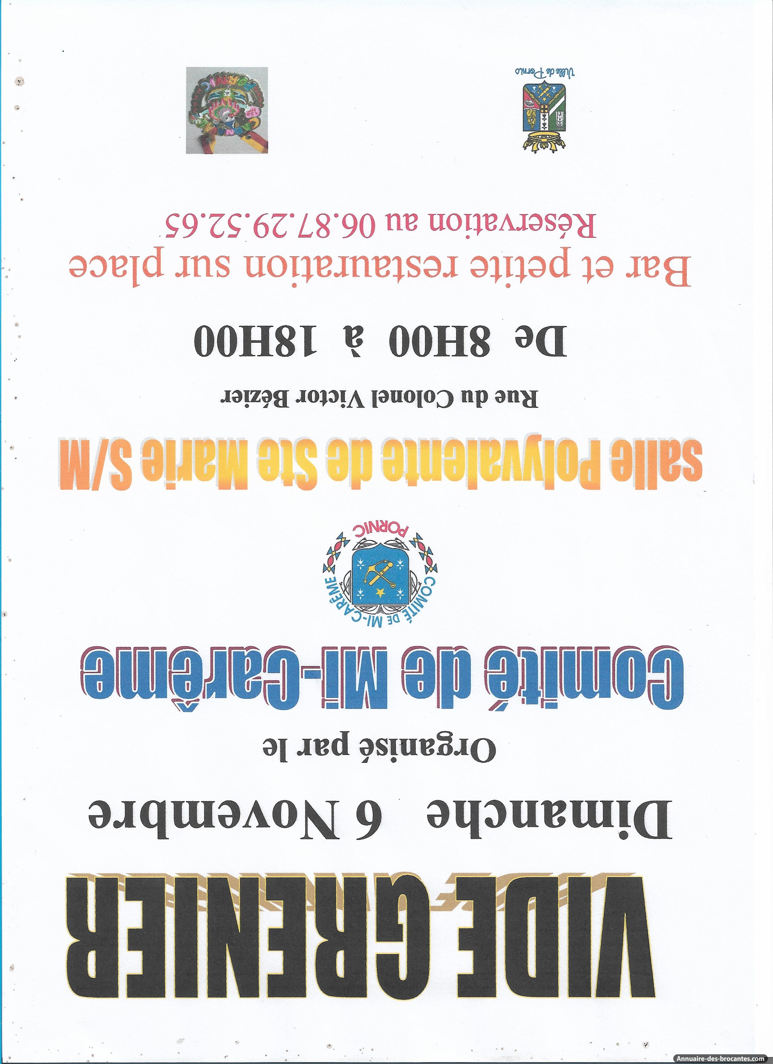 Affiche de Vide-greniers à Pornic