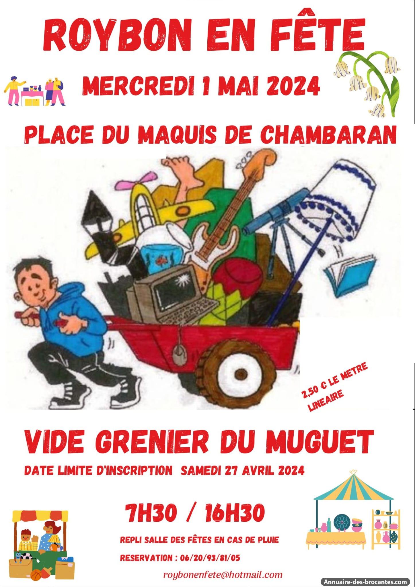 Affiche de Vide-greniers à Roybon