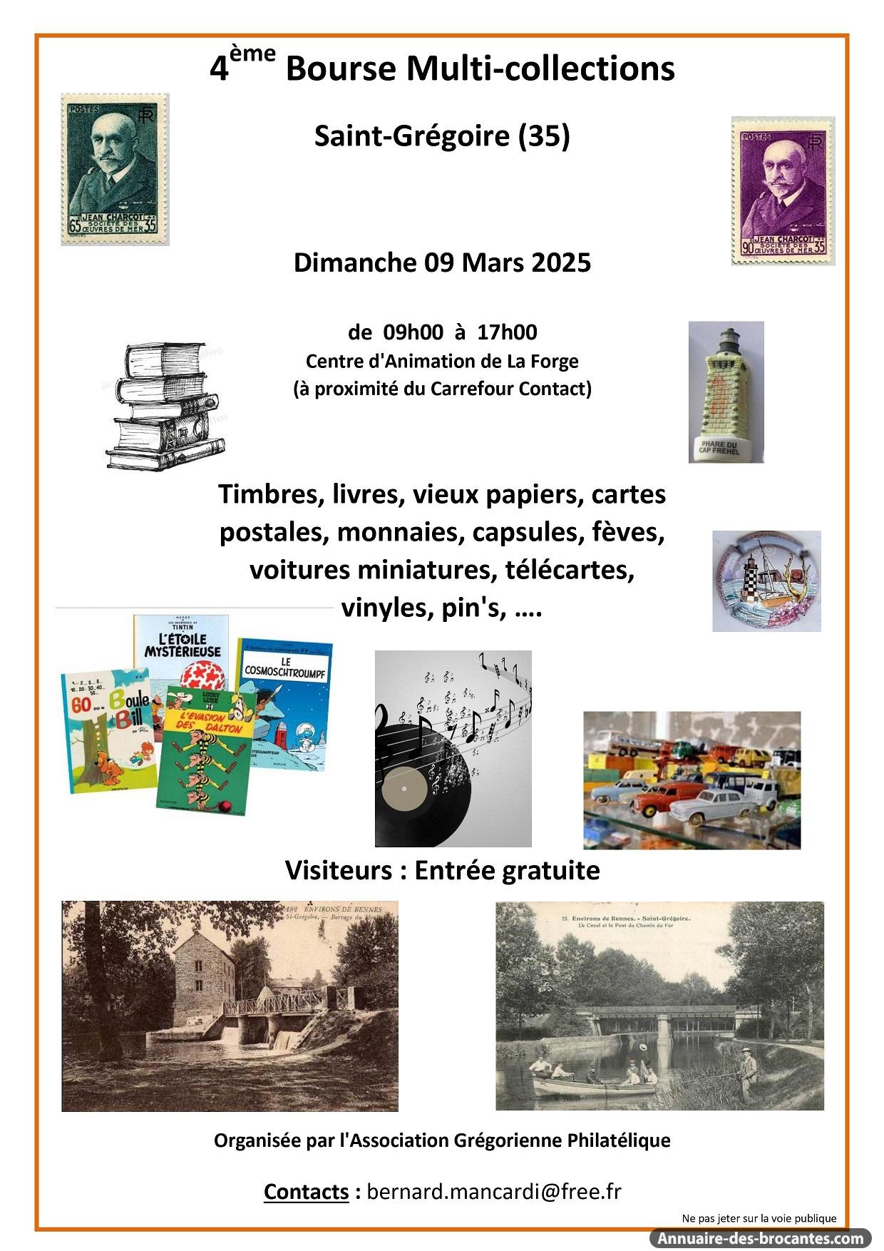 Affiche de Vide-greniers à Saint-Grégoire