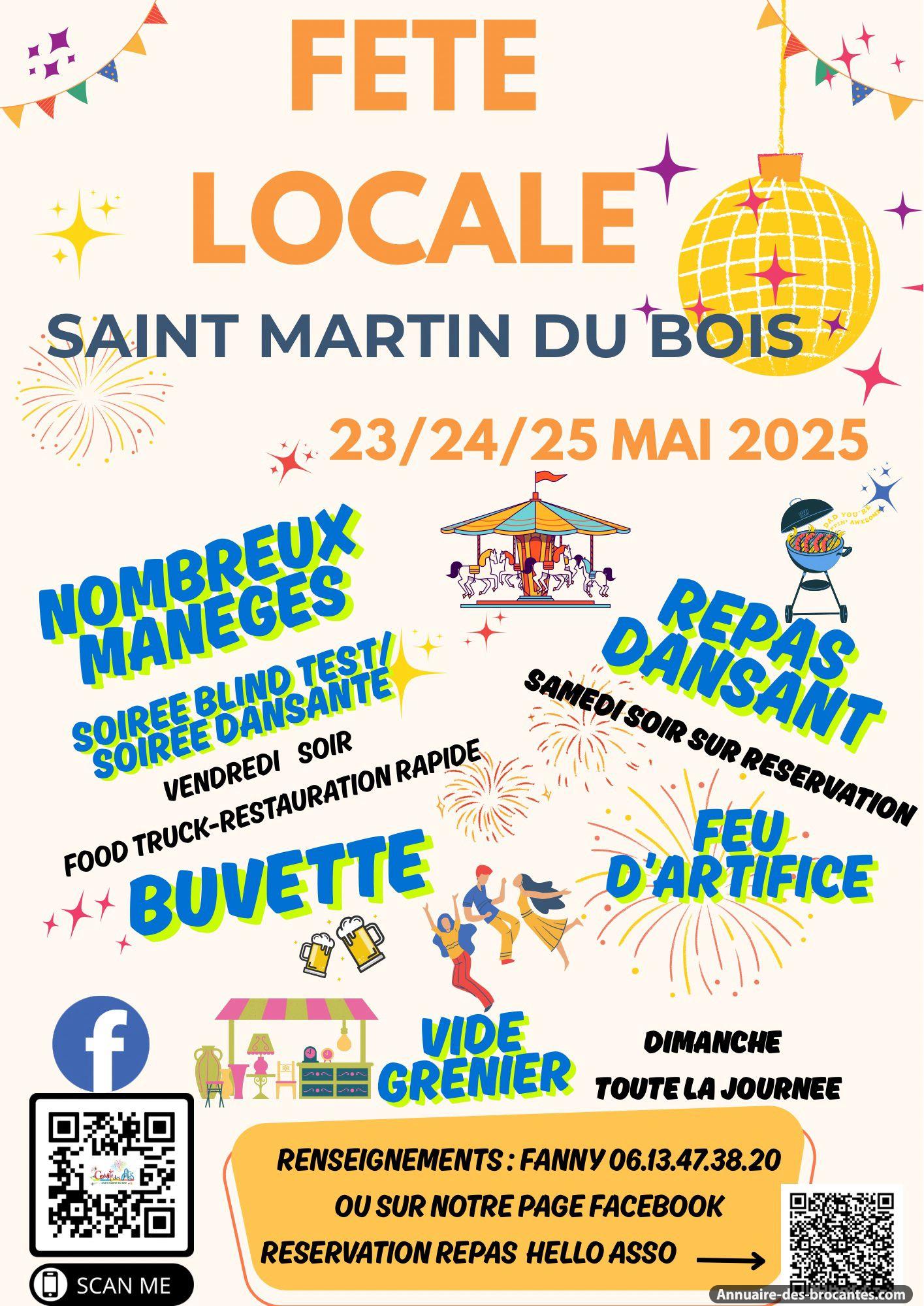 Affiche de Vide-greniers à Saint-Martin-du-Bois
