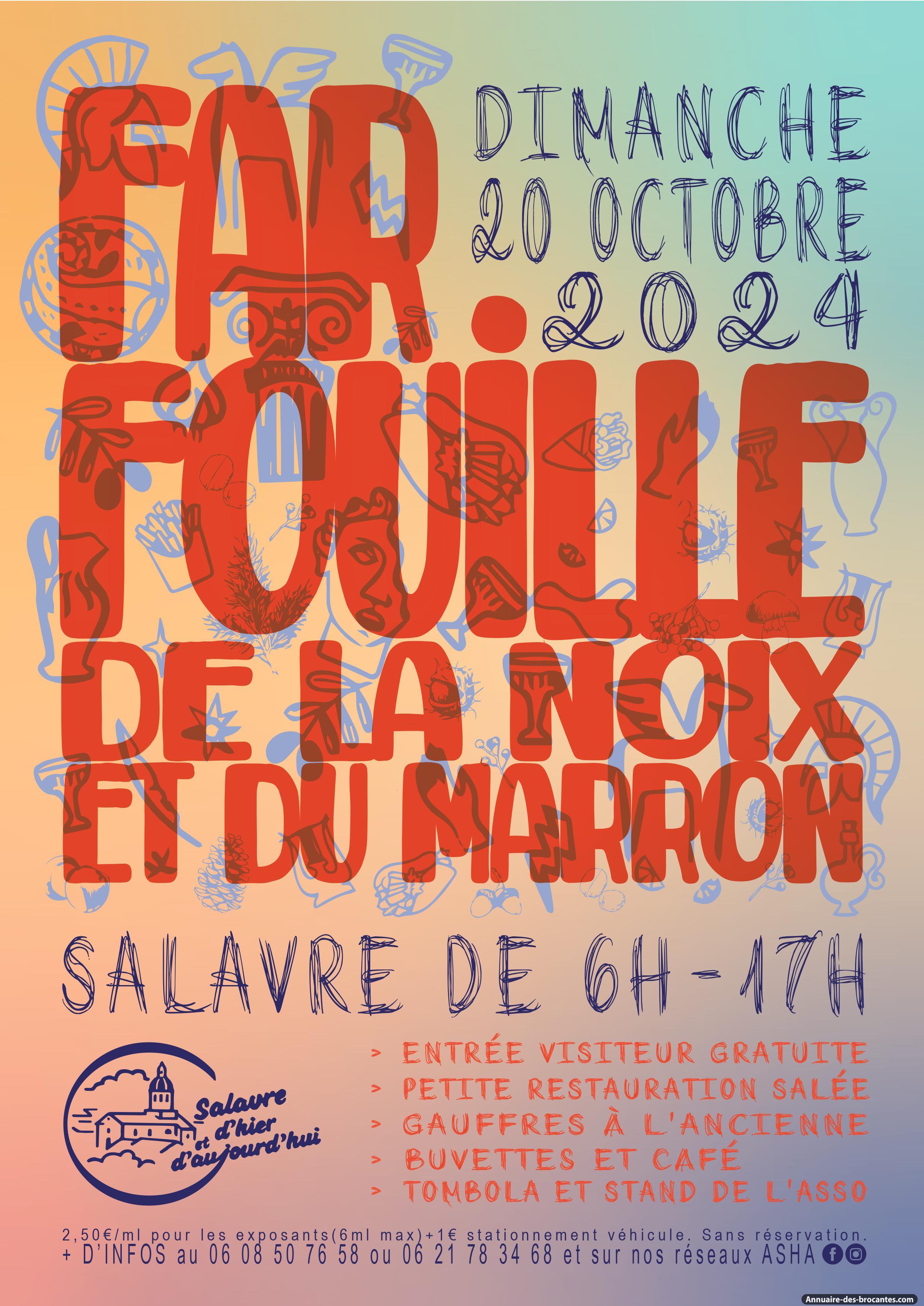Affiche de Vide-greniers à Salavre