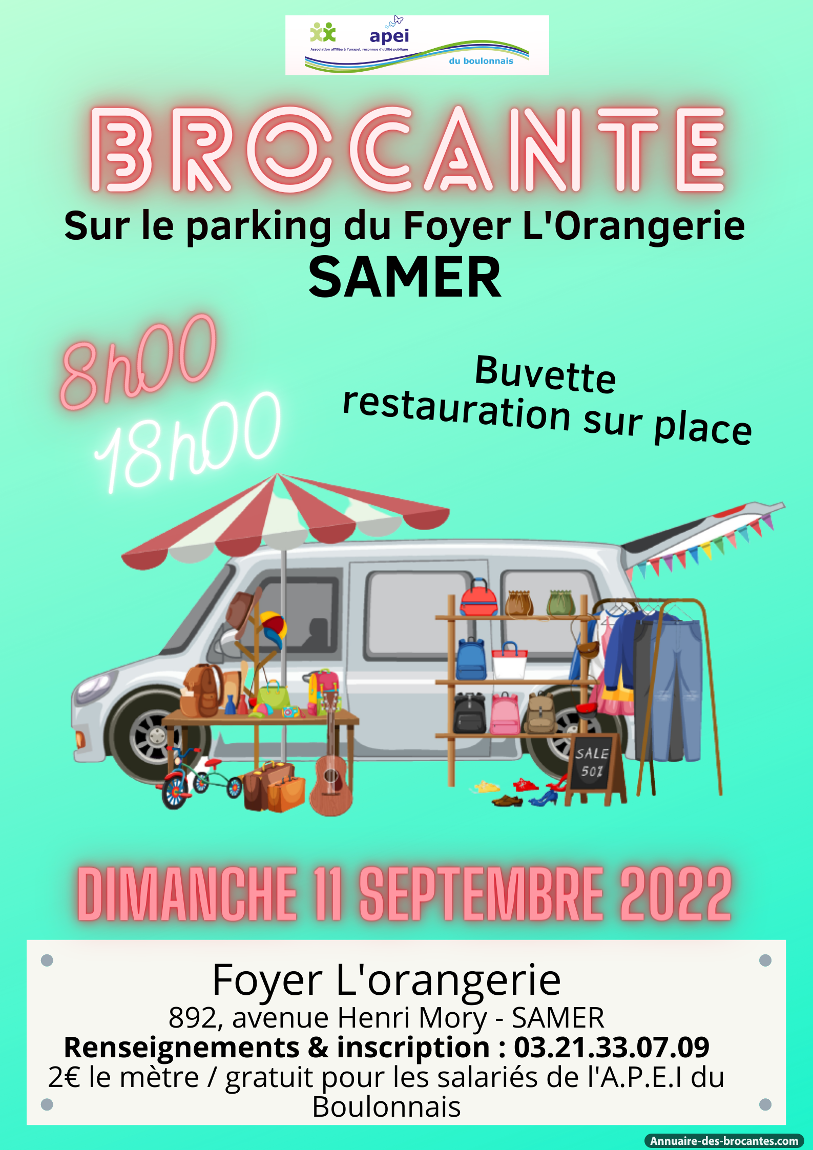 Affiche de Vide-greniers à Samer