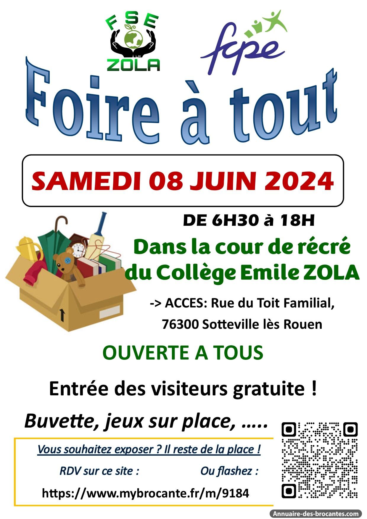 Affiche de Vide-greniers à Sotteville-lès-Rouen