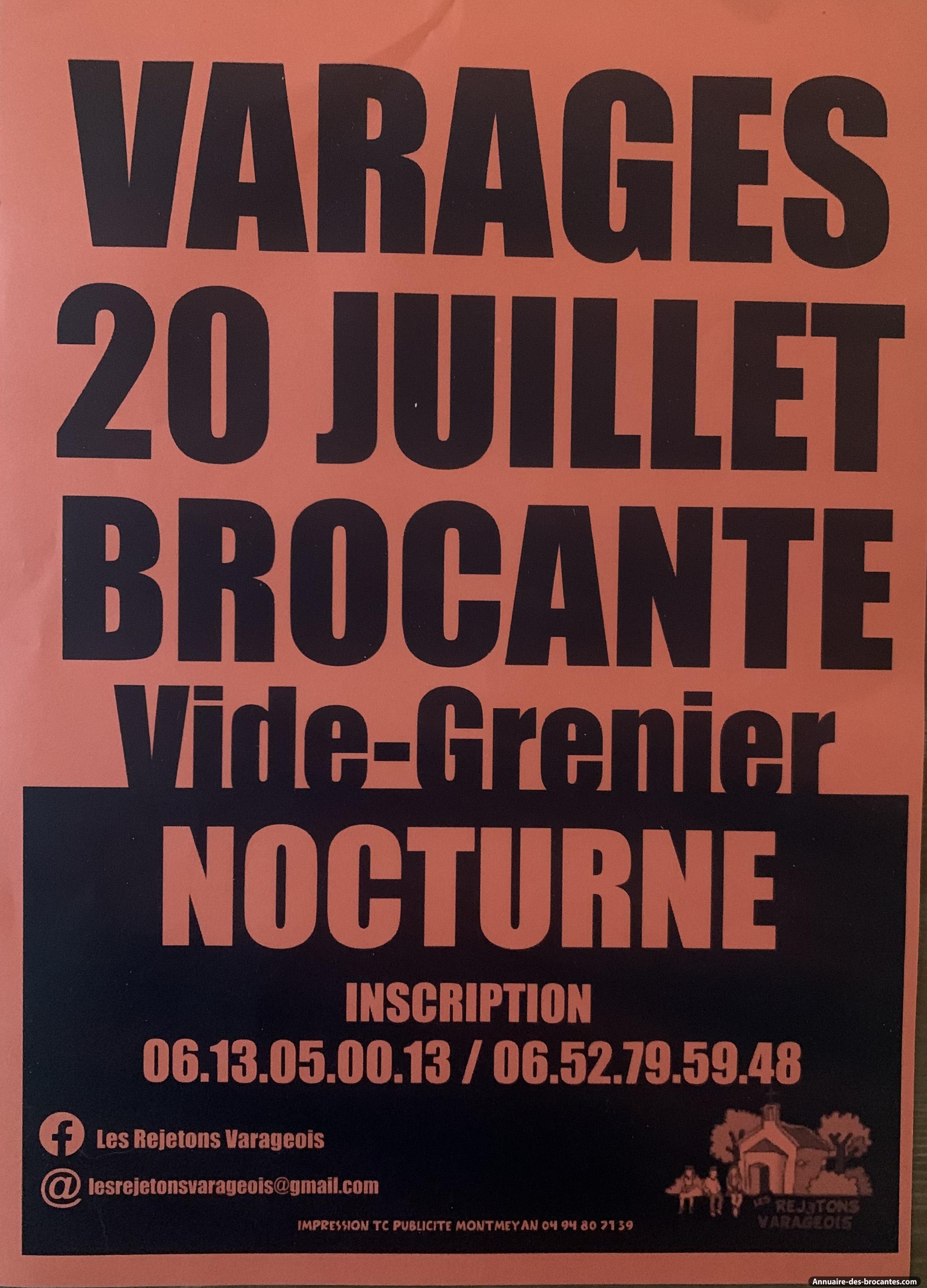 Affiche de Vide-greniers à Varages