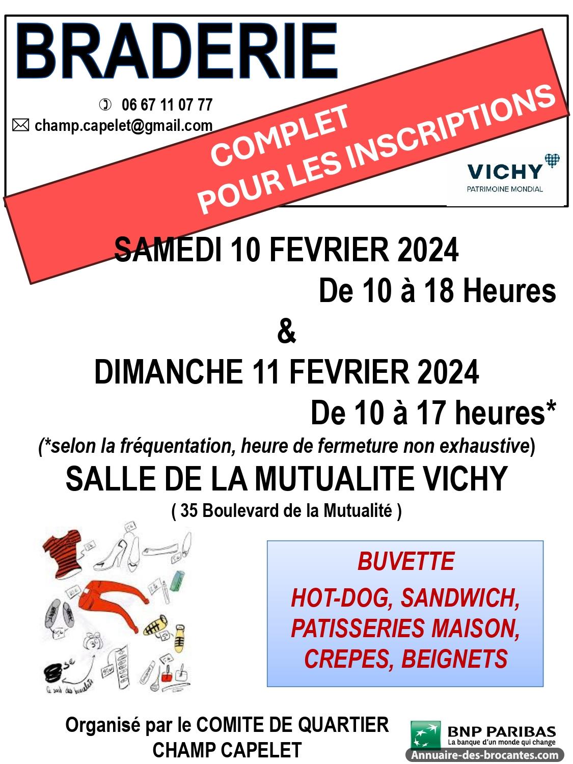 Affiche de Vide-greniers à Vichy