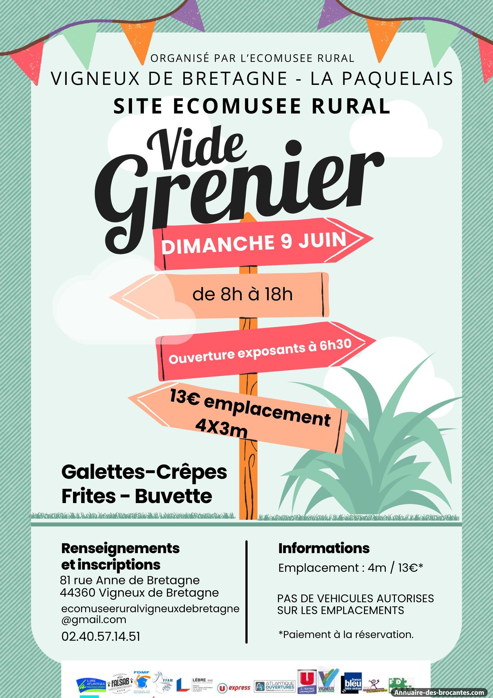 Affiche de Vide-greniers à Vigneux-de-Bretagne