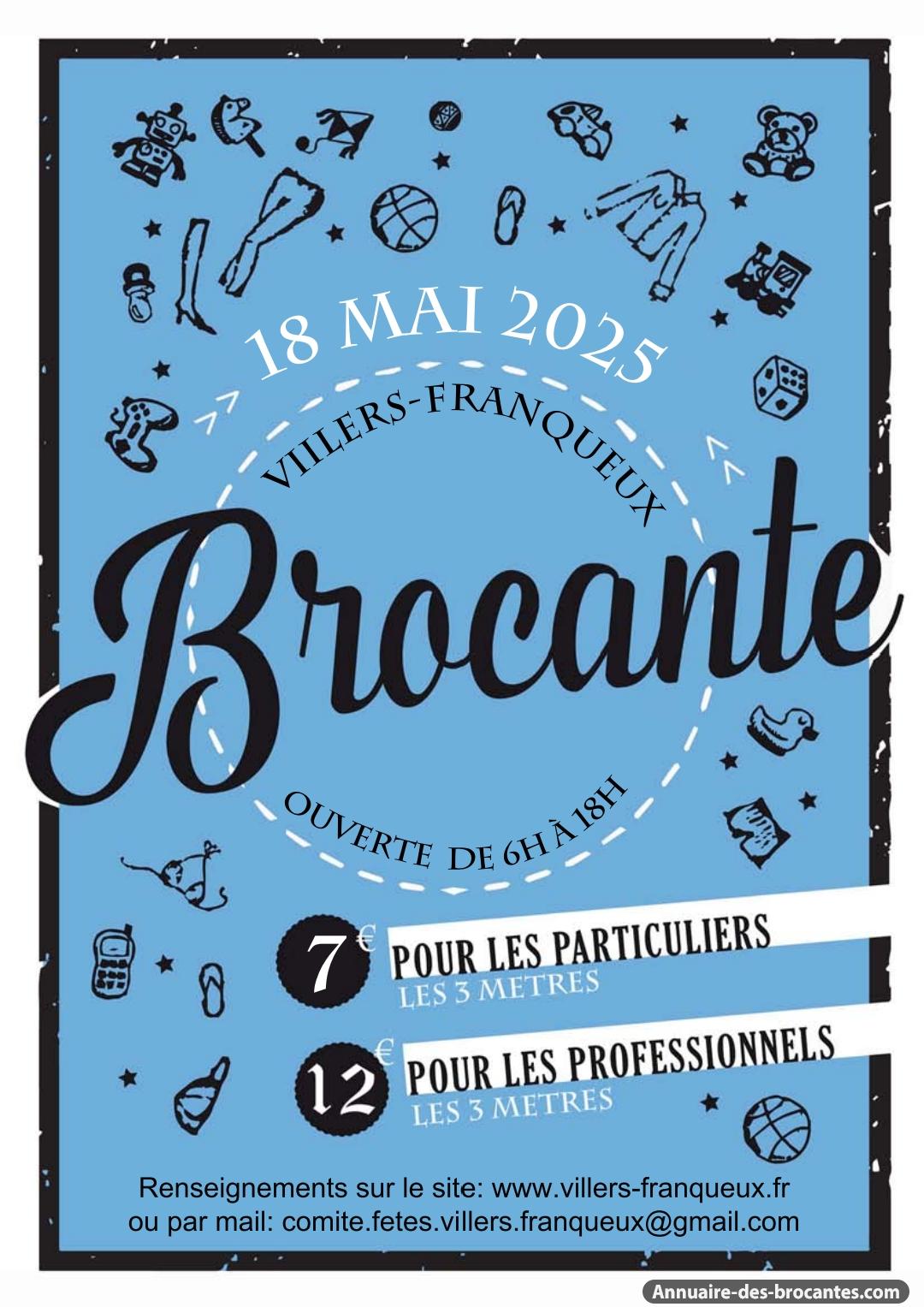 Affiche de Vide-greniers à Villers-Franqueux