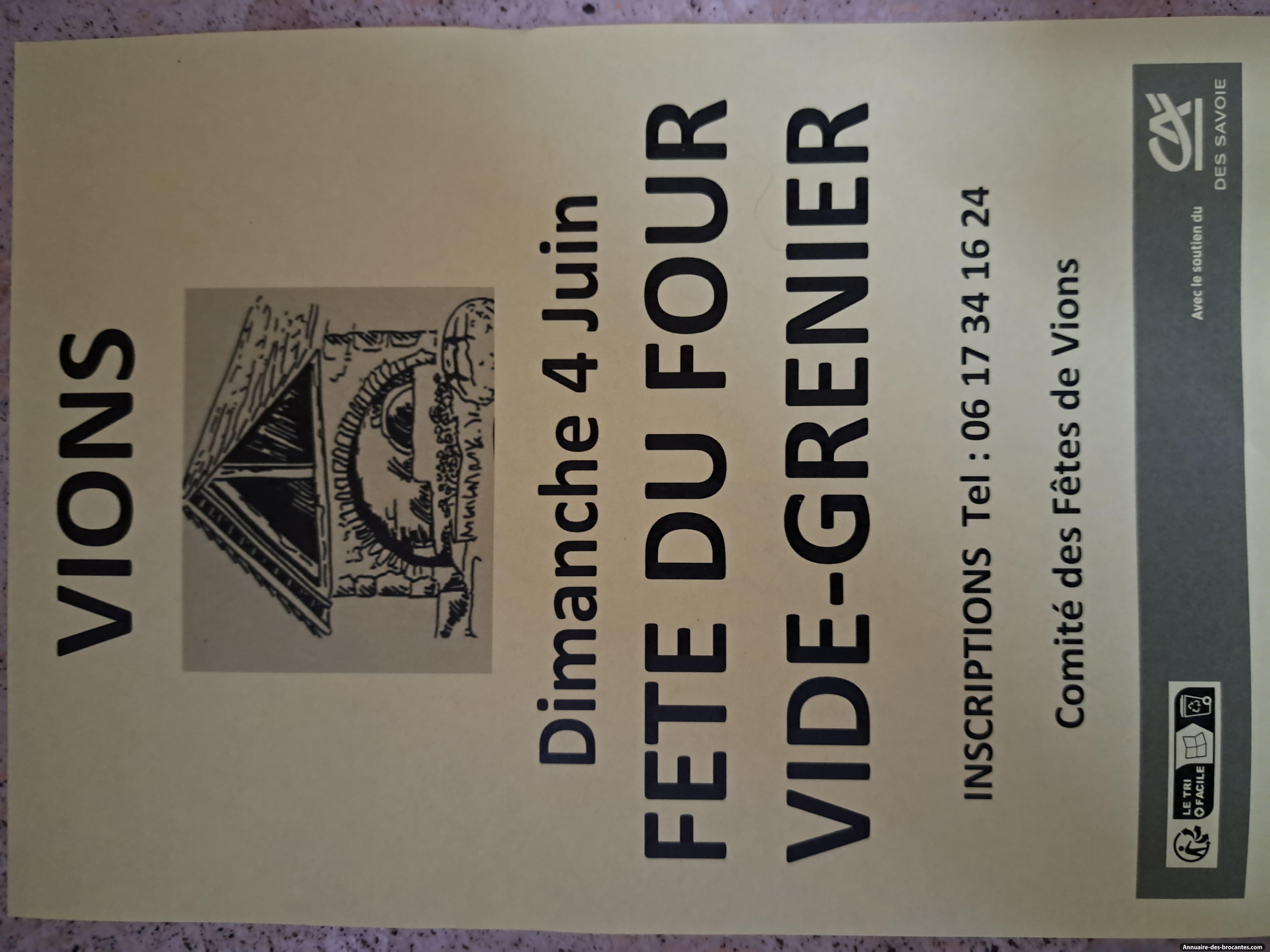 Affiche de Vide-greniers à Vions