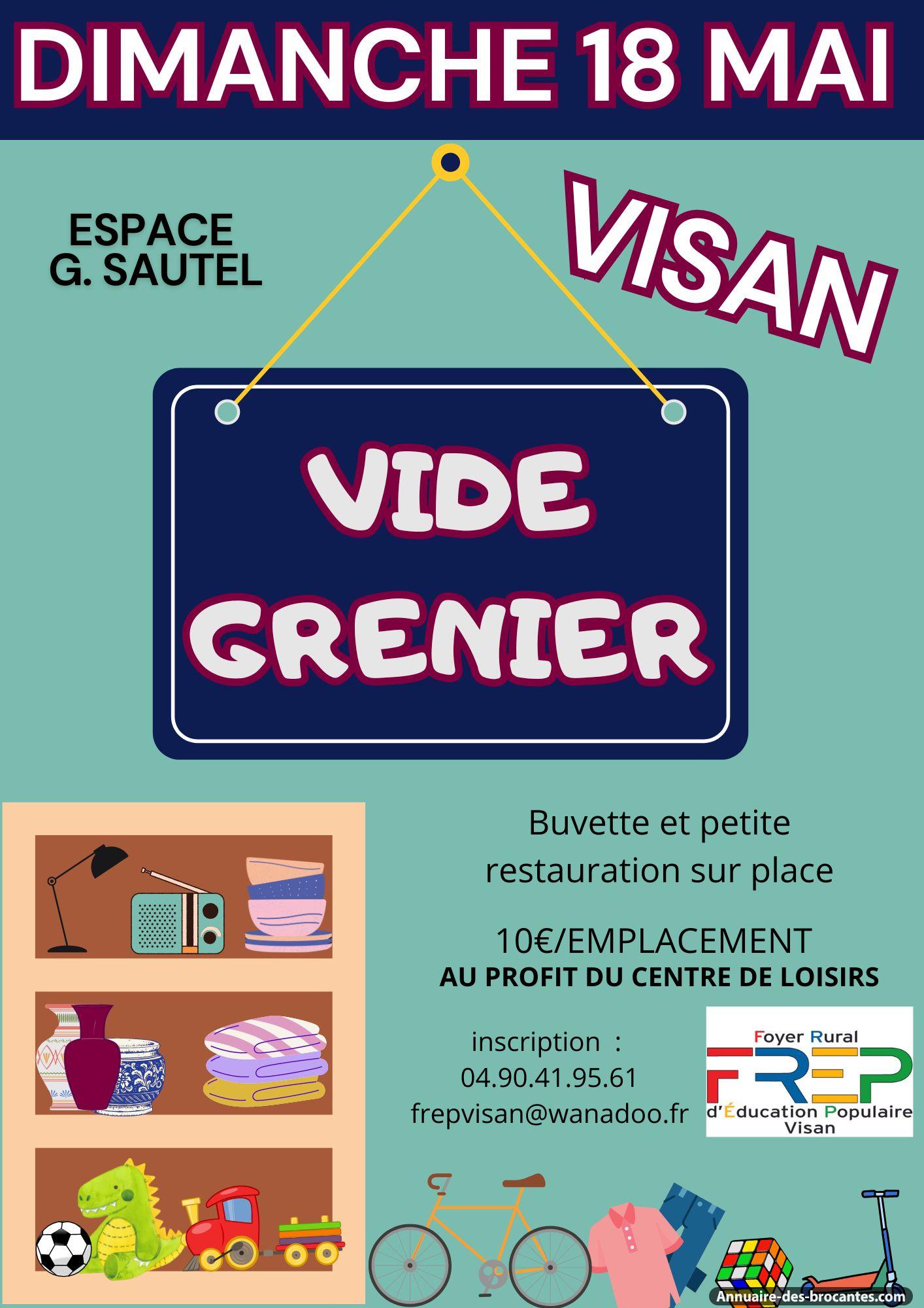 Affiche de Vide-greniers à Visan