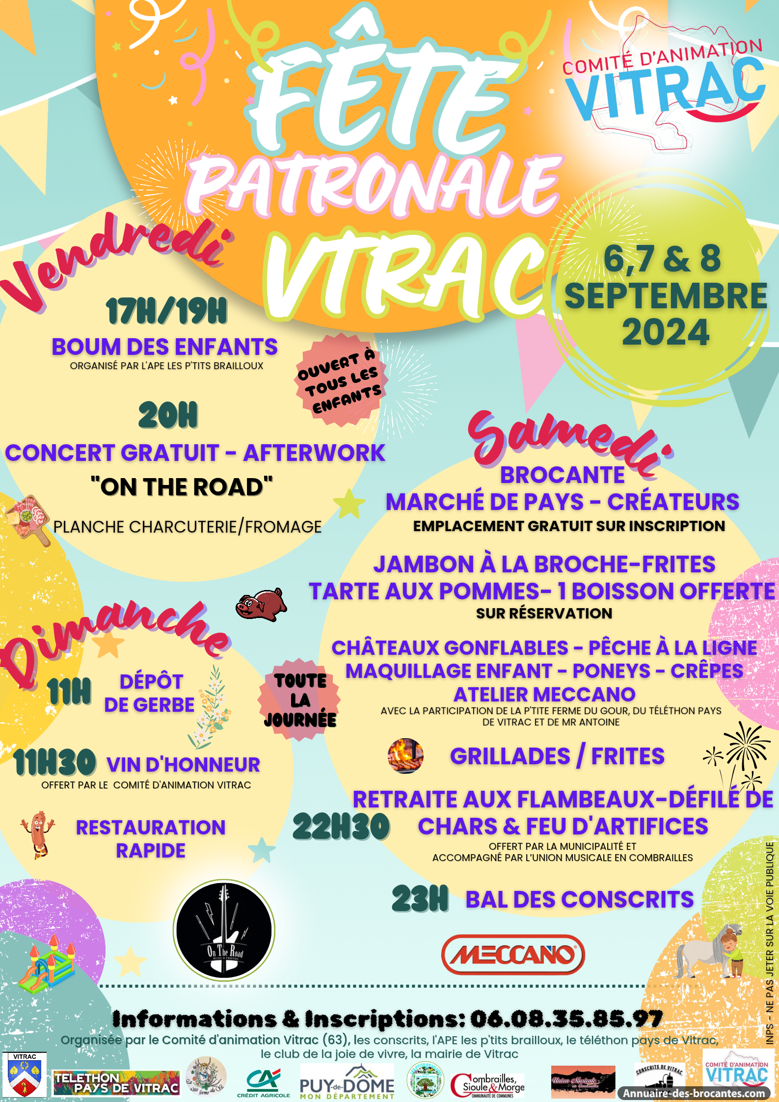 Affiche de Vide-greniers à Vitrac